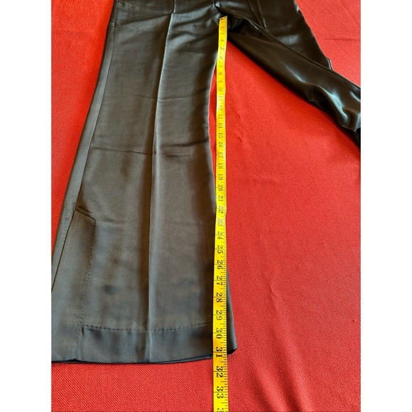Jason Wu Black Satin Vest and Wide Leg Pants Set, NWT, Size 6 - Picture 12 of 16